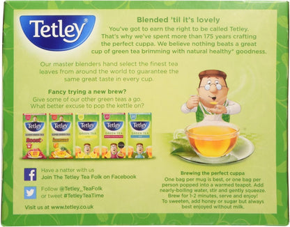 Tetley Super Green Matcha 20 Tea Bags Per Box (4 Boxes)