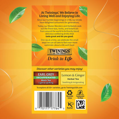 Twinings Wild Berries Herbal Tea Individually Wrapped Bags, 20 Count (Pack of 1), Full-Flavoured, Naturally Caffeine-Free, Enjoy Hot or Iced, 20 Teabags