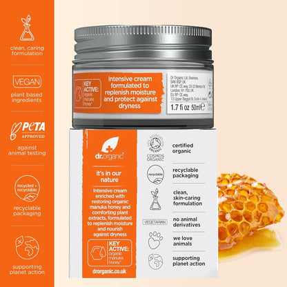 Organic Manuka Honey Rescue Cream