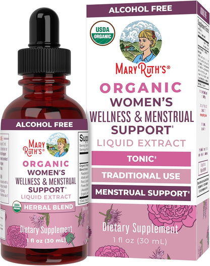 USDA Organic Ashwagandha Root Liquid Drops by MaryRuth's | Adaptogenic, Nervine, Neuroprotective | May Help Alleviate Stress & Regulate Homeostasis | Non-GMO, Vegan, 1oz
