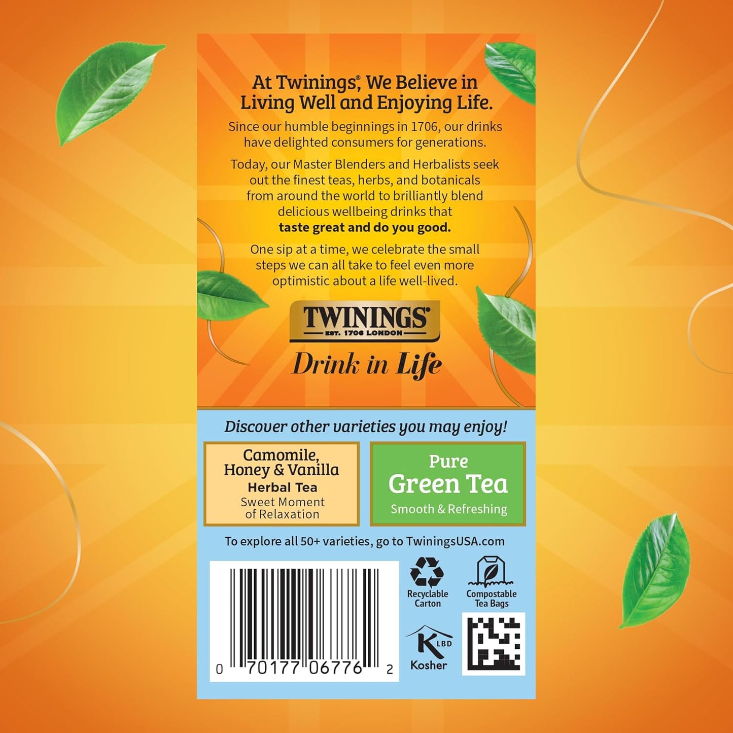 Twinings Wild Berries Herbal Tea Individually Wrapped Bags, 20 Count (Pack of 1), Full-Flavoured, Naturally Caffeine-Free, Enjoy Hot or Iced, 20 Teabags