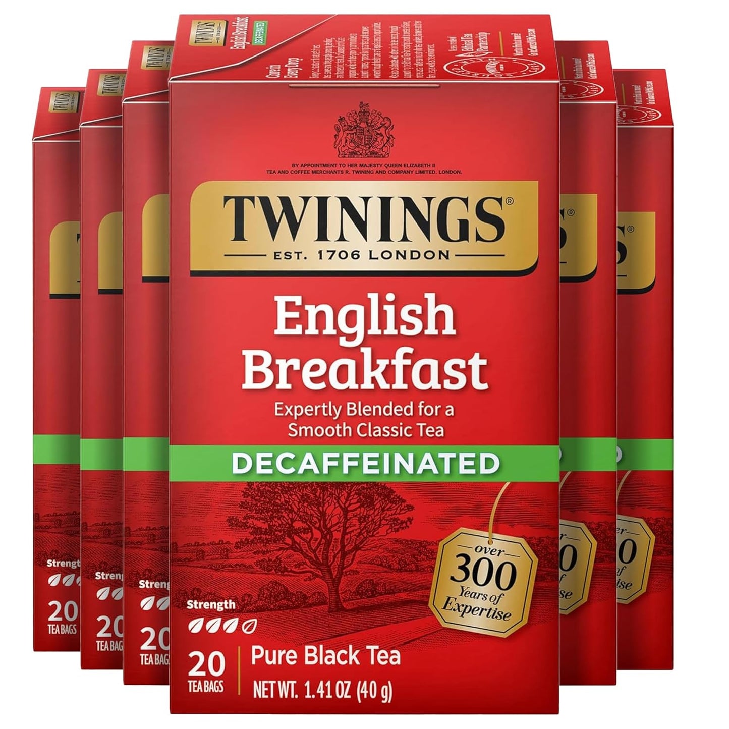 Twinings Mango & Pineapple Herbal Tea Individually Wrapped Bags, 20 Count (Pack of 6), Naturally Caffeine-Free, Enjoy Hot or Iced, 120 Teabags