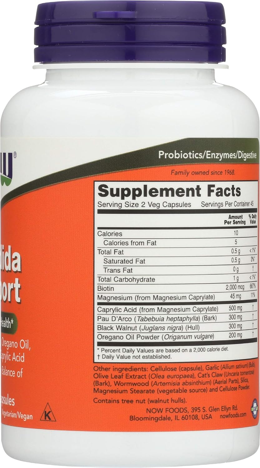 NOW Candida Support, 90 Count (Pack of 2)