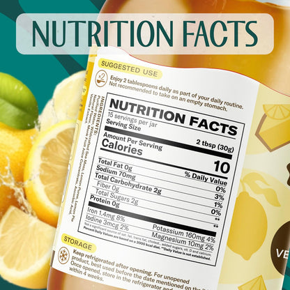 TrueSeaMoss Sea Moss Gel – Limited Edition – Made in USA – Wildcrafted Seamoss, Fresh Fruits & Sea Vegetables – Cherry, Pack of 1 (Labels May Vary)