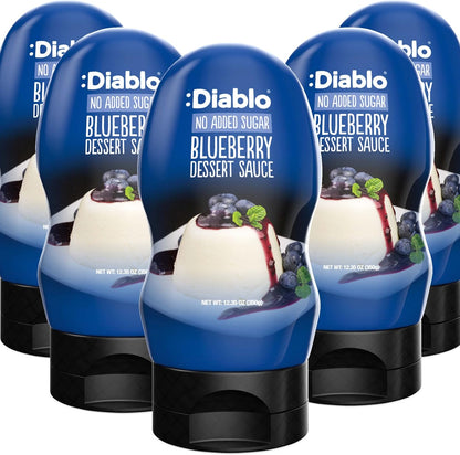 Diablo Dessert Sauce | No Added Sugar | Gluten Free | Diabetic Friendly | Hamper Available - Perfect for Gifting | 355g