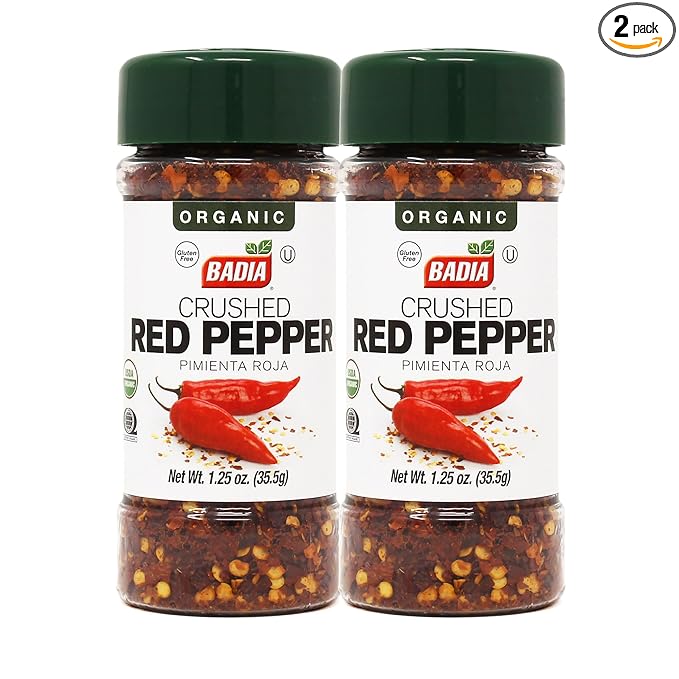 Badia Organic Crushed Red Pepper, 1.25 oz - Palatize Pack of 1