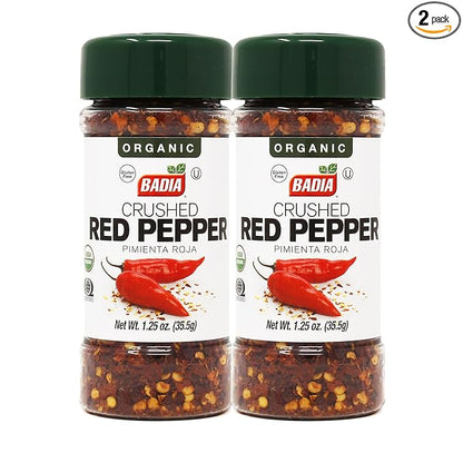 Badia Organic Crushed Red Pepper, 1.25 oz - Palatize Pack of 1