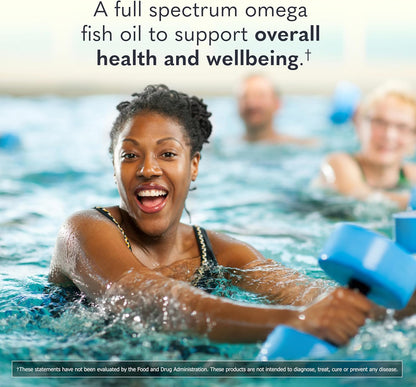 Garden of Life Dr. Formulated Norwegian Salmon Oil - Dietary Supplement - Full Spectrum Omega-3 EPA, DHA, DPA - Fish Oil from Norwegian Fjords - for Heart Health - 60 Softgels