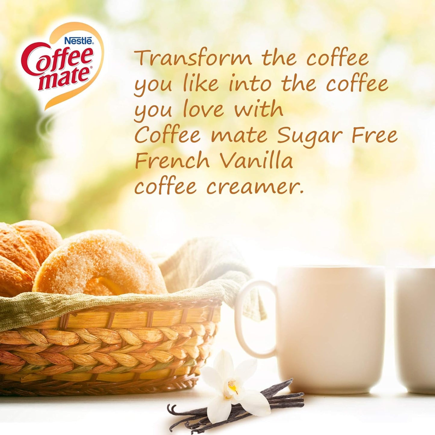 Nestlé Coffee Mate Sugar Free French Vanilla Flavour Coffee Creamer 289 g