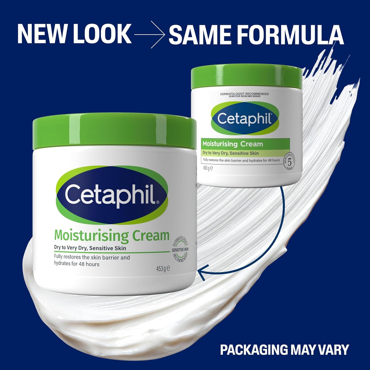 Cetaphil Body Moisturiser, 453g, Moisturising Cream For Dry to Very Dry, Sensitive Skin, With Niacinamide & Vitamin E