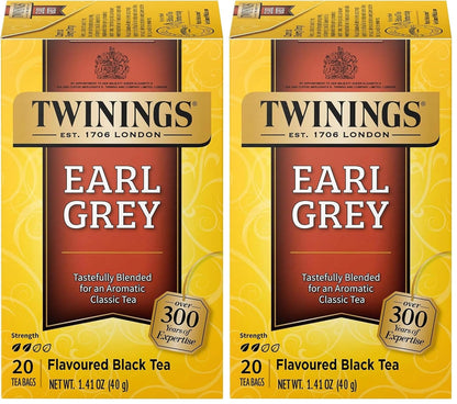 Twinings Mango & Pineapple Herbal Tea Individually Wrapped Bags, 20 Count (Pack of 6), Naturally Caffeine-Free, Enjoy Hot or Iced, 120 Teabags