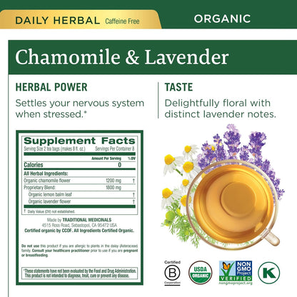 Traditional Medicinals Organic Nighty Night Tea, 16 Tea Bags (Pack of 1)