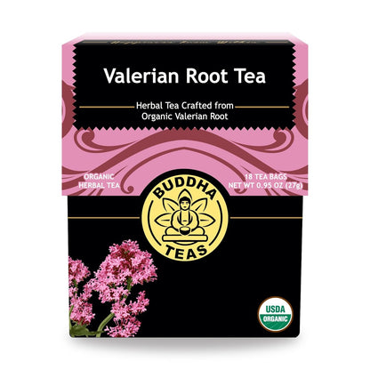 Buddha Teas - Chaga Tea - Organic Herbal Tea - For Cognitive Balance & Overall Health - With Chaga Mushroom, Antioxidants & B Vitamins - Caffeine Free - OU Kosher - 18 Tea Bags (Pack of 1)