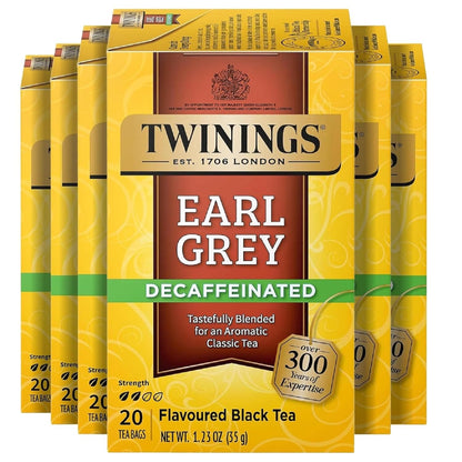 Twinings Mango & Pineapple Herbal Tea Individually Wrapped Bags, 20 Count (Pack of 6), Naturally Caffeine-Free, Enjoy Hot or Iced, 120 Teabags