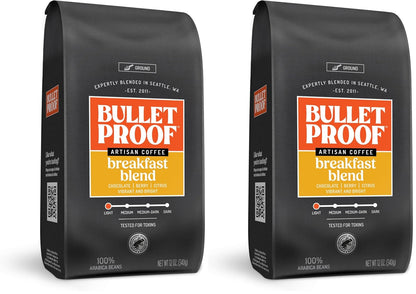 Bulletproof Original Medium Roast Ground Coffee, 12 oz
