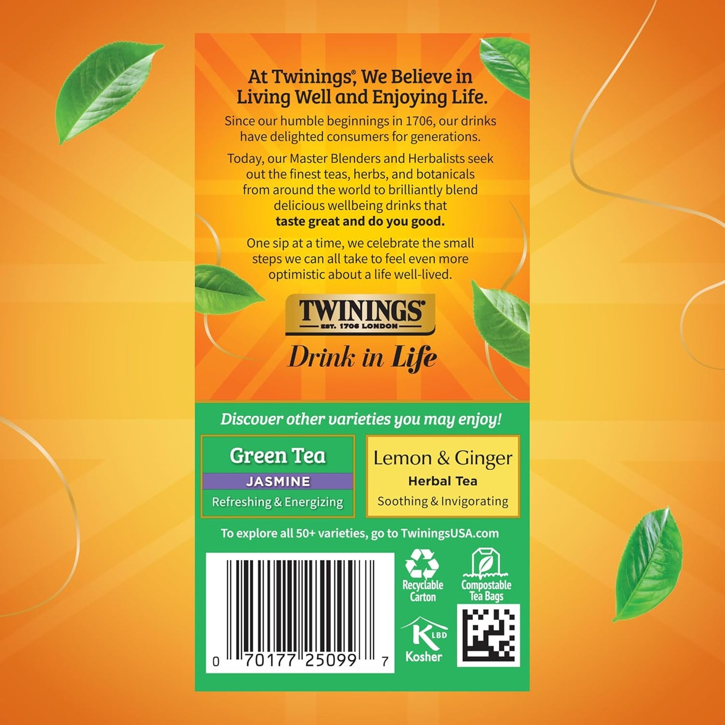 Twinings Wild Berries Herbal Tea Individually Wrapped Bags, 20 Count (Pack of 1), Full-Flavoured, Naturally Caffeine-Free, Enjoy Hot or Iced, 20 Teabags