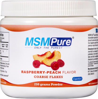 KALA HEALTH MSMPure Lemon Lime Flavored Coarse MSM Powder Flakes – Organic Sulfur for Joint Flexibility, Skin Appearance, and Hair & Nail Support – 8.8 oz, USA Made, Distilled Crystals