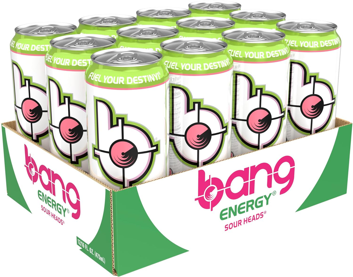 Bang Energy Nectarine Blueberry, Sugar-Free Energy Drink , 16-Ounce.