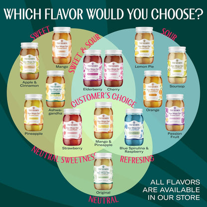 TrueSeaMoss Sea Moss Gel – Made in USA – Wildcrafted Seamoss, Fresh Fruits & Sea Vegetables – Cherry, Pack of 1 (Labels May Vary)