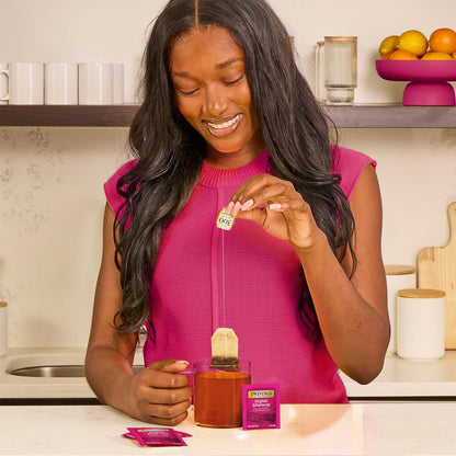 Twinings Wild Berries Herbal Tea Individually Wrapped Bags, 20 Count (Pack of 1), Full-Flavoured, Naturally Caffeine-Free, Enjoy Hot or Iced, 20 Teabags