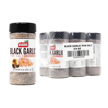 Badia Black Garlic Pink Salt, 9 oz (Pack of 1)