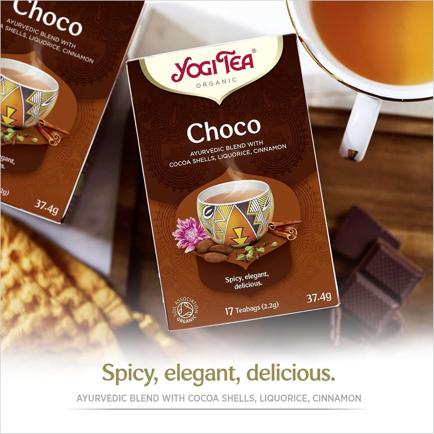 YOGI TEA Organic Choco Tea, 17 CT