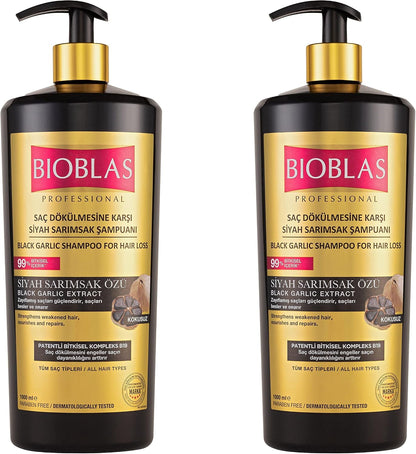 Bioblas Black Garlic Shampoo 1000ml pack of