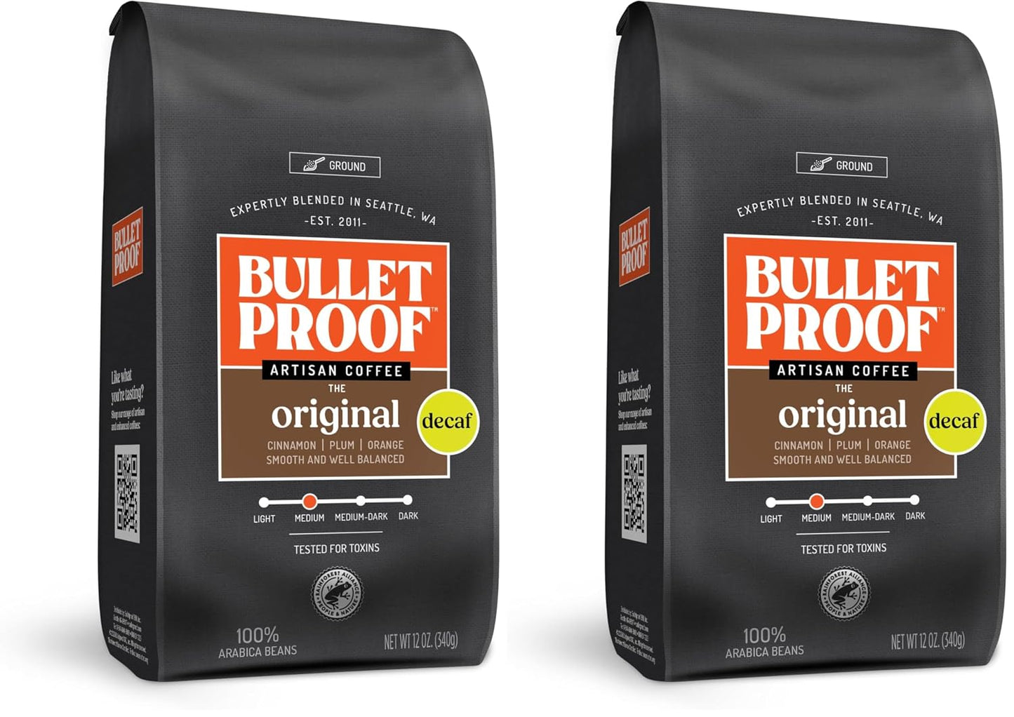 Bulletproof Original Medium Roast Ground Coffee, 12 oz