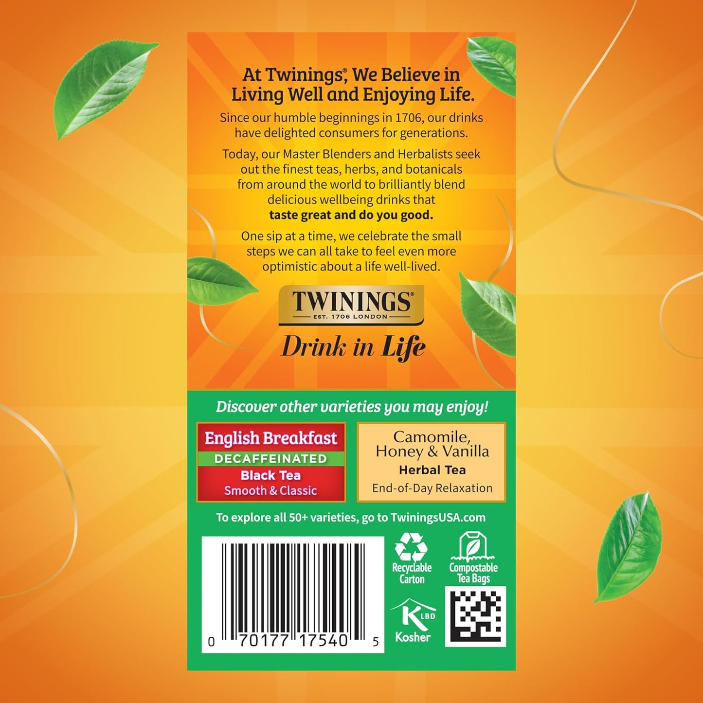 Twinings Wild Berries Herbal Tea Individually Wrapped Bags, 20 Count (Pack of 1), Full-Flavoured, Naturally Caffeine-Free, Enjoy Hot or Iced, 20 Teabags