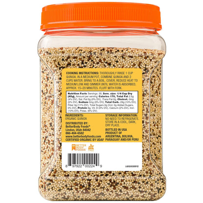 BetterBody Foods Organic Quinoa, 1 Lb