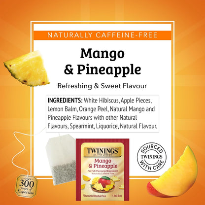 Twinings Wild Berries Herbal Tea Individually Wrapped Bags, 20 Count (Pack of 1), Full-Flavoured, Naturally Caffeine-Free, Enjoy Hot or Iced, 20 Teabags