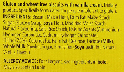 Schär Gluten Free Custard Creams, 125 g