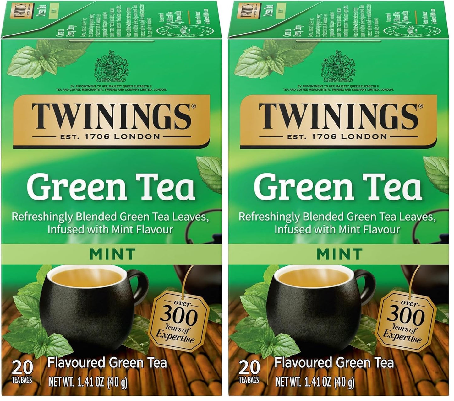 Twinings Mango & Pineapple Herbal Tea Individually Wrapped Bags, 20 Count (Pack of 6), Naturally Caffeine-Free, Enjoy Hot or Iced, 120 Teabags