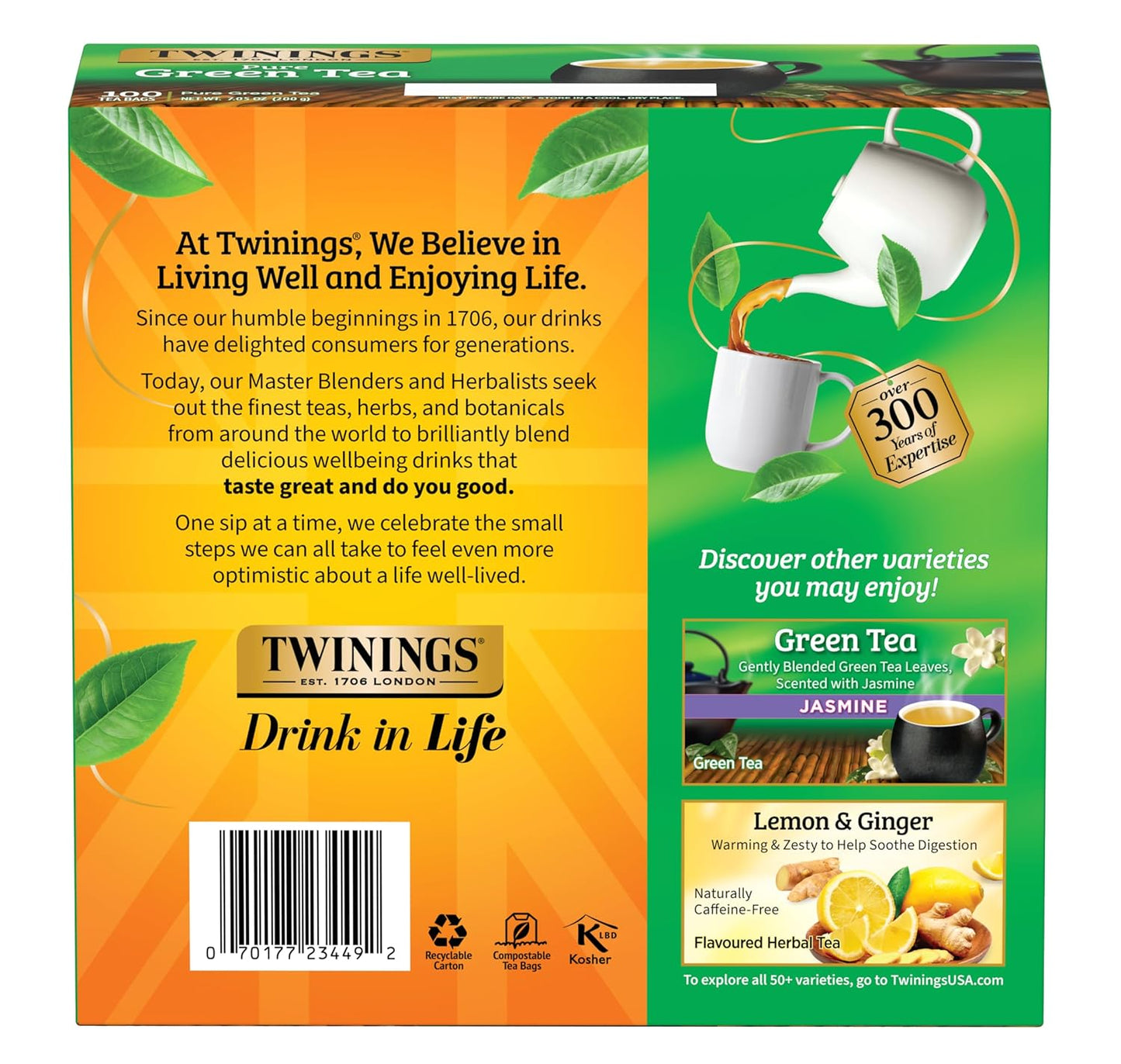 Twinings Wild Berries Herbal Tea Individually Wrapped Bags, 20 Count (Pack of 1), Full-Flavoured, Naturally Caffeine-Free, Enjoy Hot or Iced, 20 Teabags