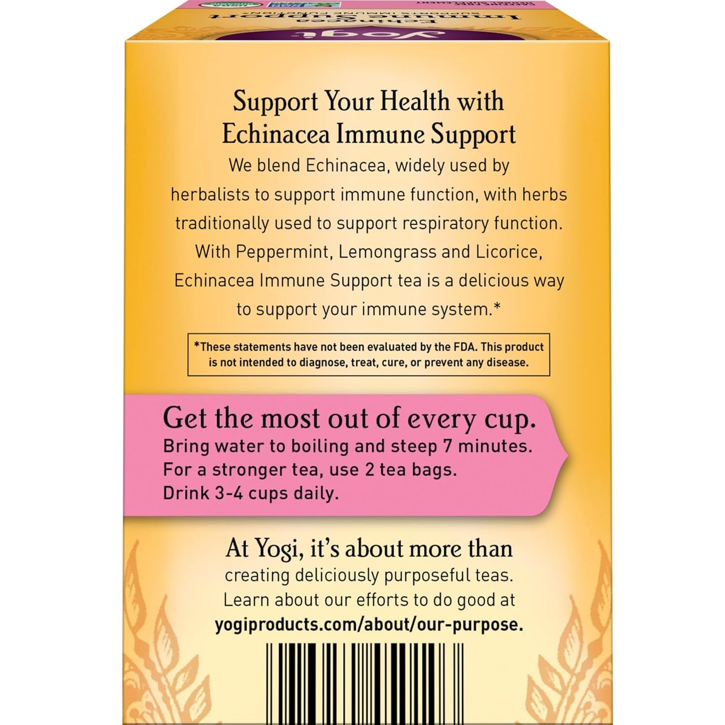 Yogi Tea - Egyptian Licorice Mint Tea (6 Pack) - Warming and Naturally Spicy Sweet - Caffeine Free - 96 Organic Herbal Tea Bags