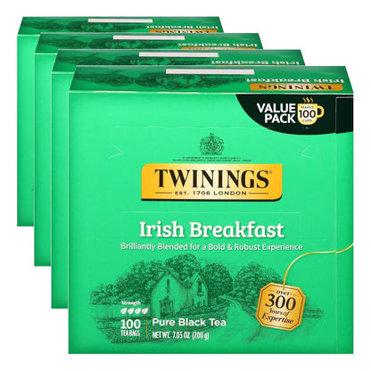 Twinings Mango & Pineapple Herbal Tea Individually Wrapped Bags, 20 Count (Pack of 6), Naturally Caffeine-Free, Enjoy Hot or Iced, 120 Teabags