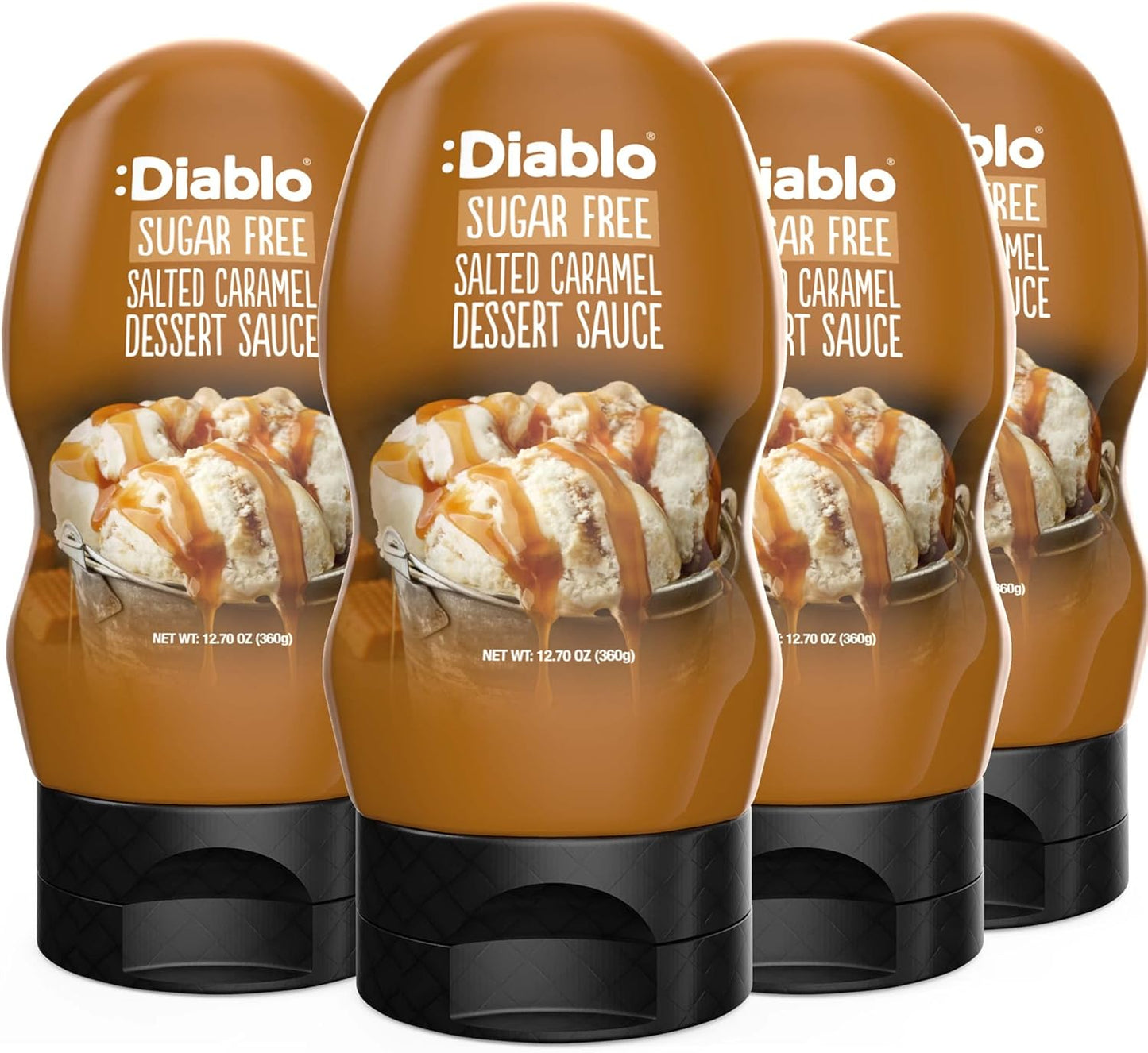 Diablo Dessert Sauce | No Added Sugar | Gluten Free | Diabetic Friendly | Hamper Available - Perfect for Gifting | 355g