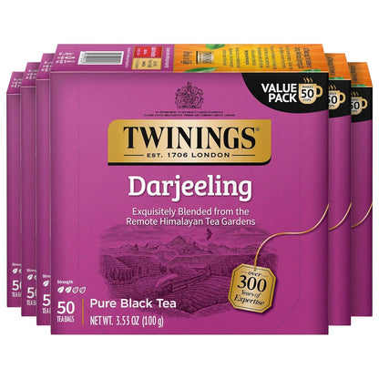 Twinings Mango & Pineapple Herbal Tea Individually Wrapped Bags, 20 Count (Pack of 6), Naturally Caffeine-Free, Enjoy Hot or Iced, 120 Teabags