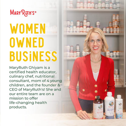 MaryRuth Organics Liquid Nighttime Multimineral | No Melatonin | Bedtime Routine | Magnesium Citrate | Calcium | Zinc | Vitamin D3| Available in 4 Flavors - Vegan | Sugar Free | Gluten Free | 32 Oz