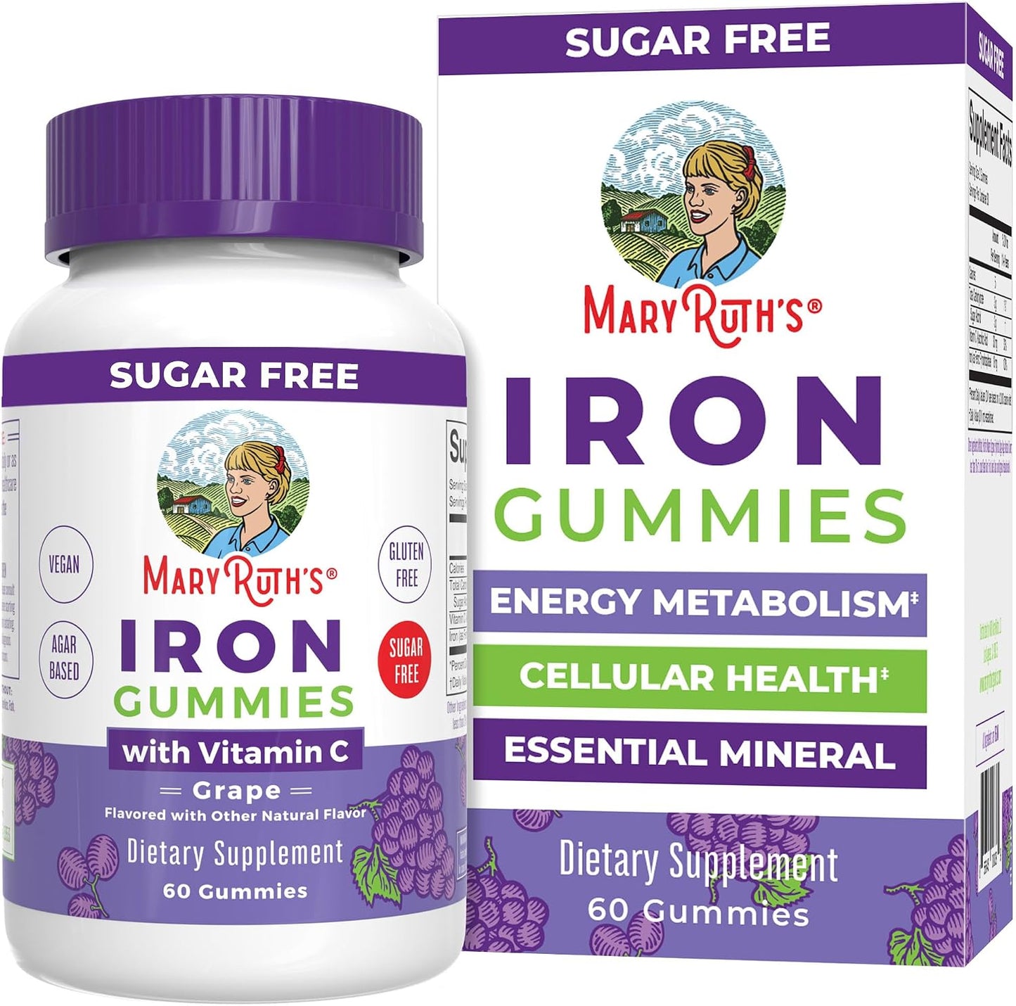 Iron Supplement Prenatal & Postnatal | Liquid Iron Supplement for Pregnant & Lactating | Iron Supplement for Iron Deficiency | Immune Support | Sugar Free | Vegan | Non-GMO | Gluten Free | 15.22 Fl Oz