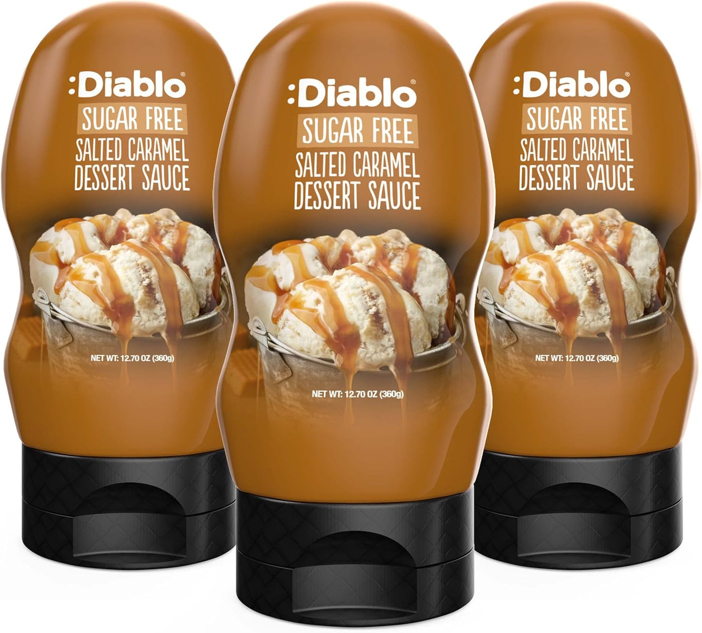 Diablo Dessert Sauce | No Added Sugar | Gluten Free | Diabetic Friendly | Hamper Available - Perfect for Gifting | 355g