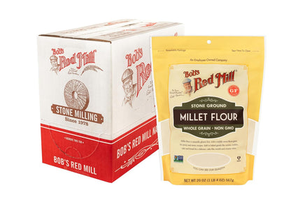 Bob's Red Mill Stone Ground Whole Grain, Millet Flour, 20 Ounce