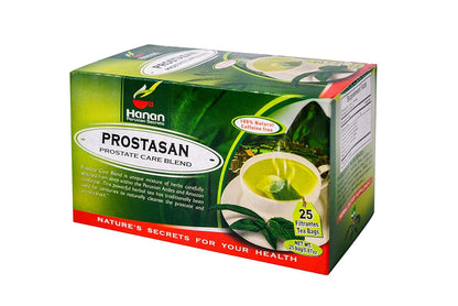 Hanan Peruvian Secrets Prostasan Herbal Tea | 100% Natural Prostate Care Blend | 25 Tea Bags | Naturally Aids in Cleansing the Prostate and Urinary Tract