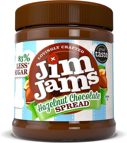 Jim Jams 83% Less Sugar Hazelnut Chocolate Spread 350g