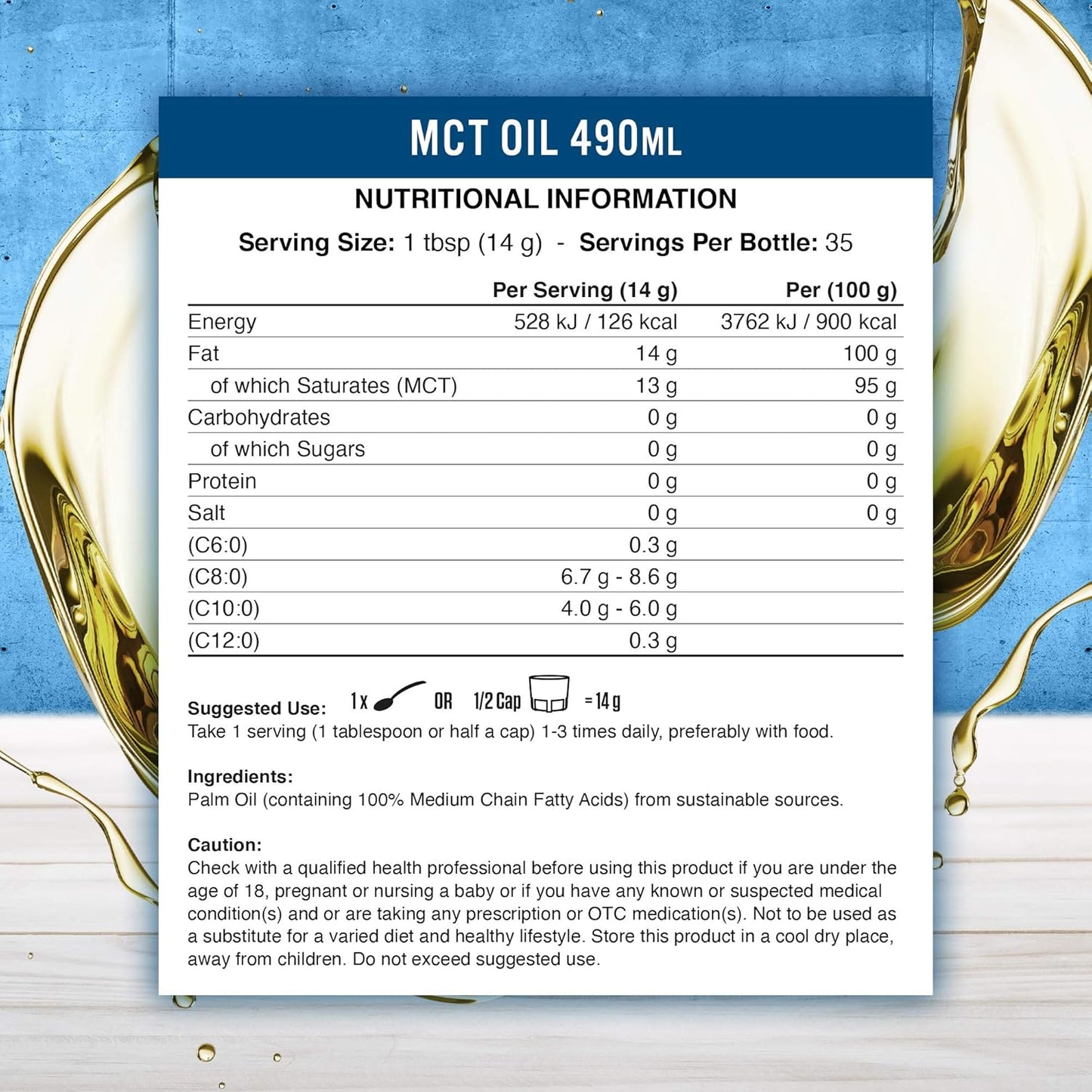 Applied Nutrition - MCT Oil 490ml