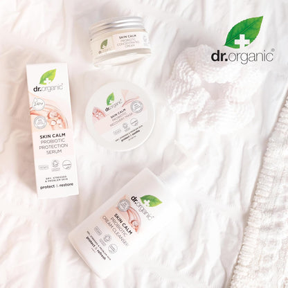 Dr Organic Skin Calm Probiotic Concentrated Cream, For Redness, Dry Skin, Sensitive and Irritable, Dermatologically Tested, Vegan, Cruelty Free, Paraben & SLS Free, 50 ml
