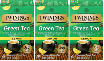 Twinings Mango & Pineapple Herbal Tea Individually Wrapped Bags, 20 Count (Pack of 6), Naturally Caffeine-Free, Enjoy Hot or Iced, 120 Teabags