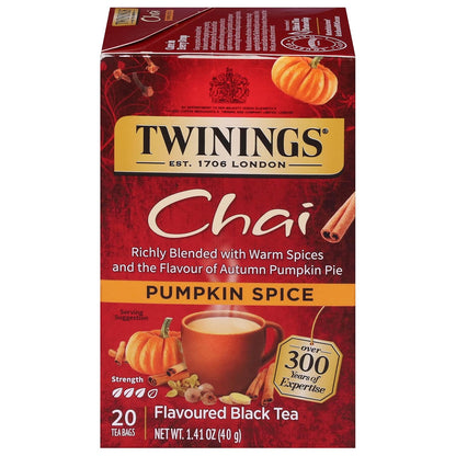 Twinings Mango & Pineapple Herbal Tea Individually Wrapped Bags, 20 Count (Pack of 6), Naturally Caffeine-Free, Enjoy Hot or Iced, 120 Teabags