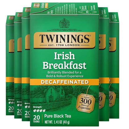 Twinings Mango & Pineapple Herbal Tea Individually Wrapped Bags, 20 Count (Pack of 6), Naturally Caffeine-Free, Enjoy Hot or Iced, 120 Teabags