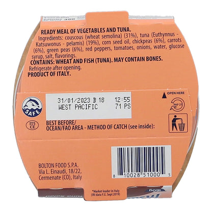 Rio Mare Insalatissima Couscous & Tuna Salad Can (Pack Of 3), 16.8 Ounce Total